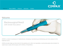 Tablet Screenshot of cimpax.com